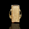 Anillo de Plancha con Bisel Oro 10k