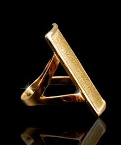 Anillo de Plancha con Bisel Oro 10k