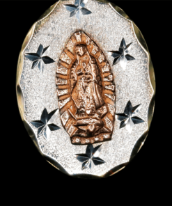 Medalla Virgen Estrellas Oro Importado 10k 2